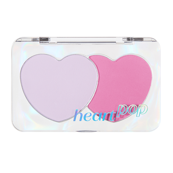 Etude - Heart Pop Duo Blusher - 7.5g - Envy Pale von Etude