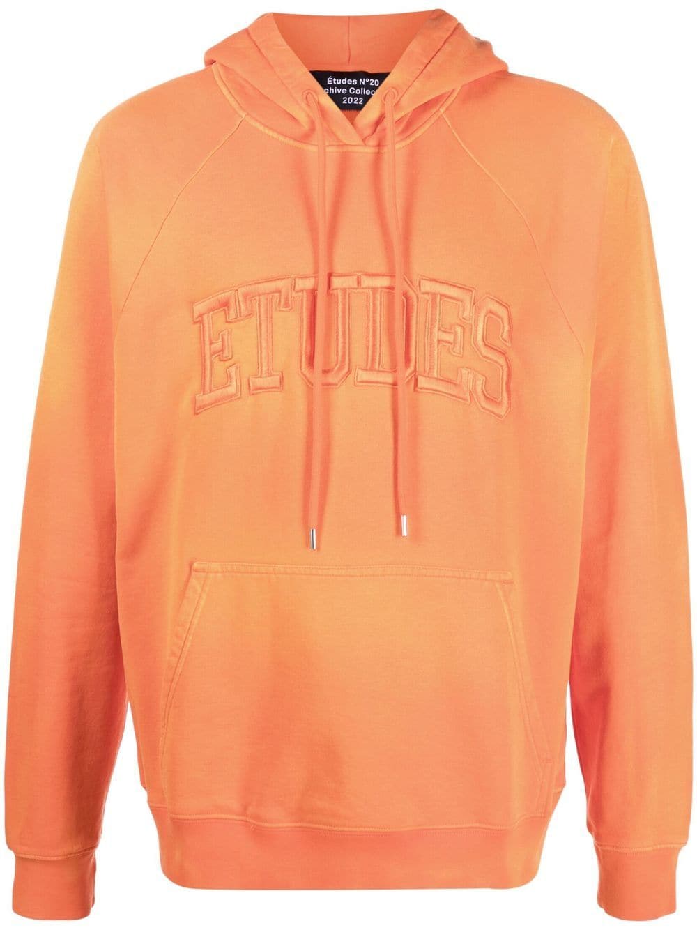 Etudes Racing Hoodie mit Logo-Stickerei - Orange von Etudes