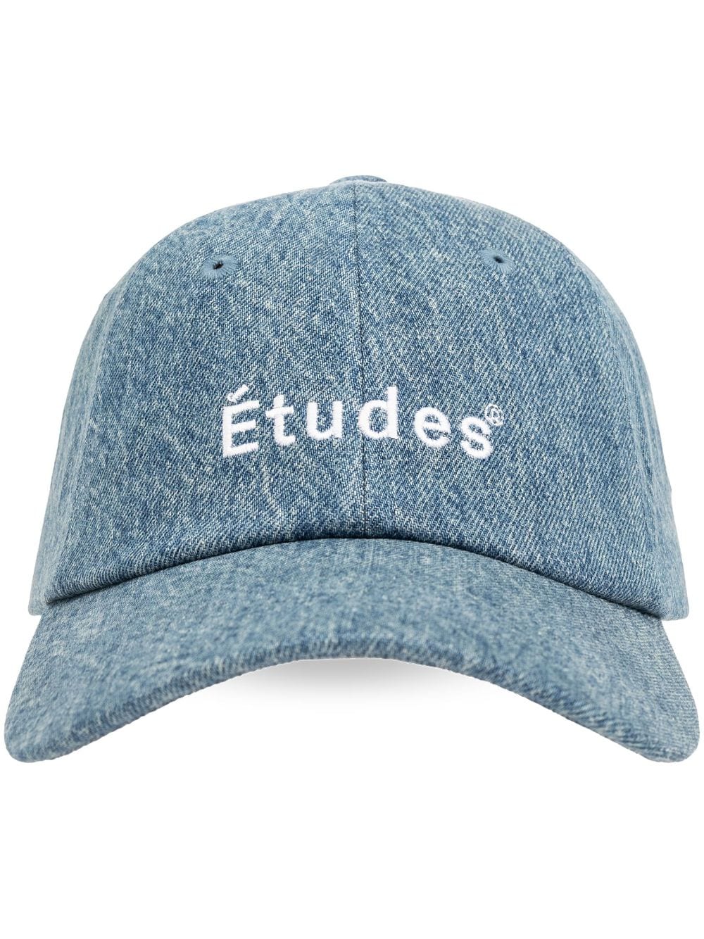 Etudes Baseballkappe mit Acid-Wash-Effekt - Blau von Etudes