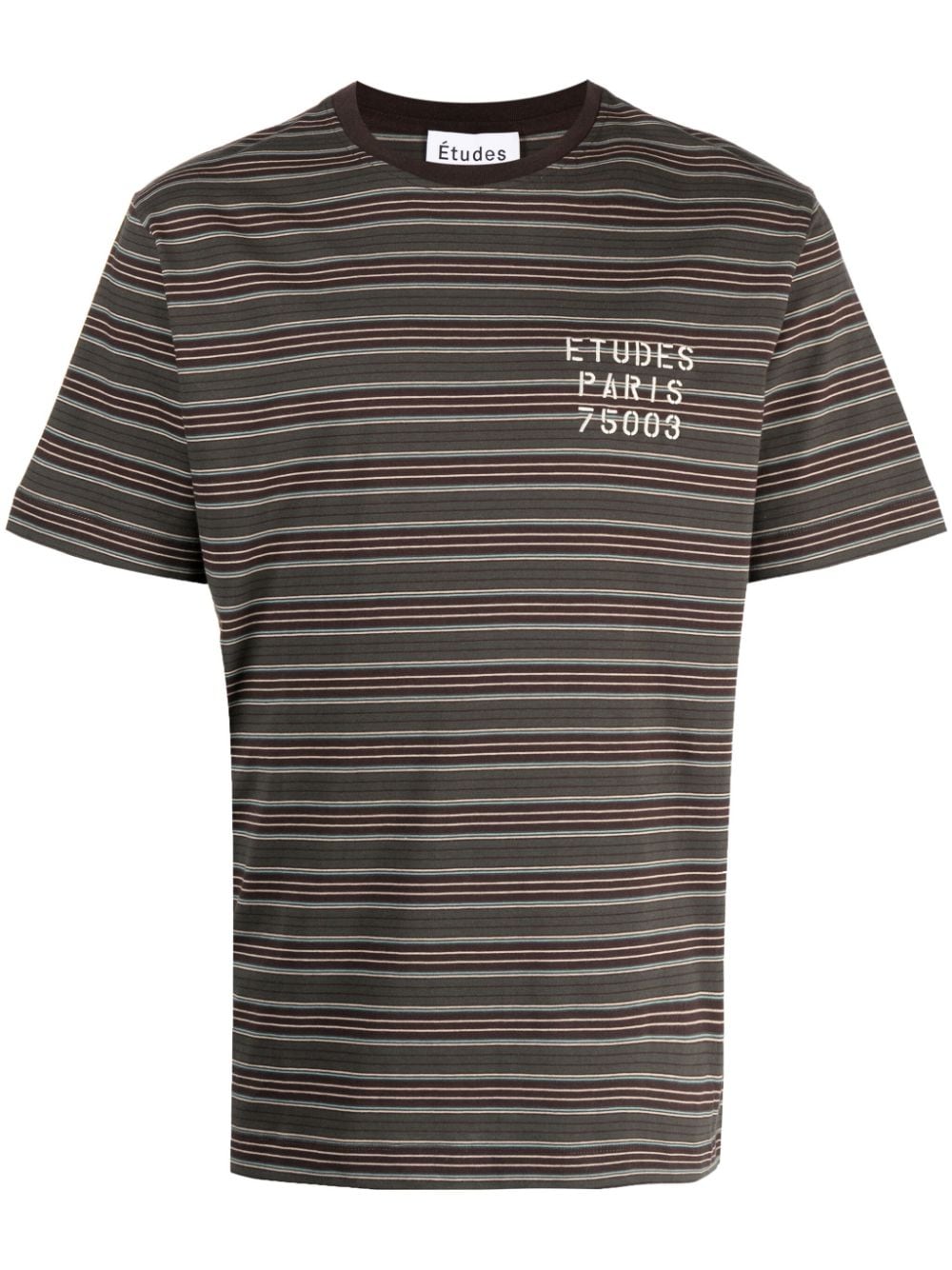 Etudes Gestreiftes T-Shirt - Mehrfarbig von Etudes