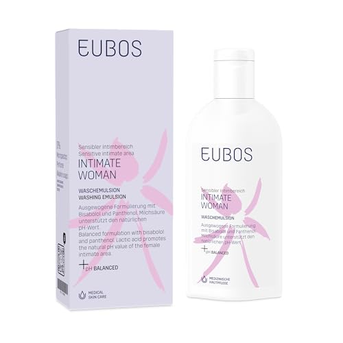 EUBOS INTIMATE WOMAN | Waschemulsion | Sanfte Intimpflege für tägliche Frische | Unterstützt den natürlichen pH-Wert | Für den weiblichen Intimbereich | Unparfümiert | 200ml EUBOS INTIMATE WOMAN | Waschemulsion | Sanfte Intimpflege für tägliche Frische | Unterstützt den natürlichen pH-Wert | Für den weiblichen Intimbereich | Unparfümiert | 200ml von Eubos