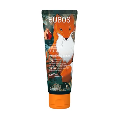 EUBOS SENSITIVE PFLEGE | Hand Repair & Schutz Winter Care Collection | Limitierte Handcreme für trockene & rissige Hände | Spendet Feuchtigkeit & schützt | Dermatologisch getestet | 75ml von Eubos