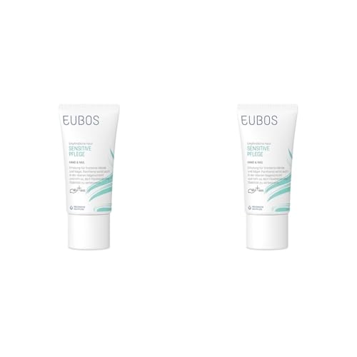 Eubos | Hand & Nail | 50ml | für trockene und alle Hauttypen | Hautverträglichkeit dermatologisch bestätigt (Packung mit 2) von Eubos