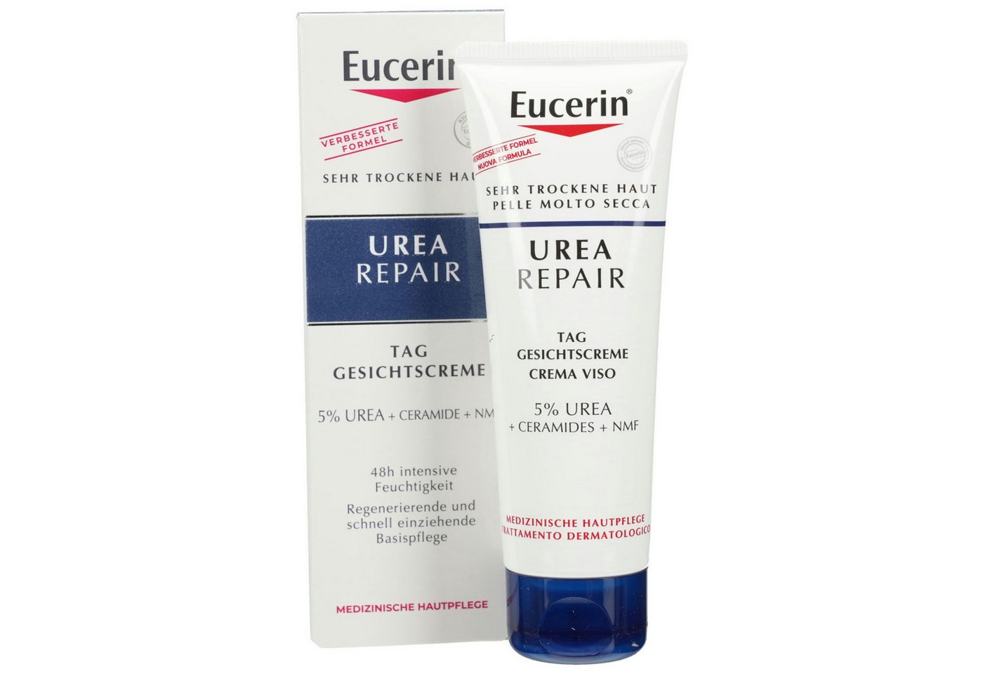 Eucerin Feuchtigkeitscreme EUCERIN UreaRepair Gesichtscreme 5% Tag 50ml PZN 15294332 von Eucerin