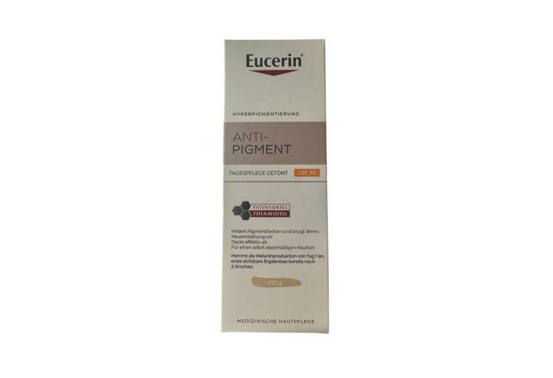 Eucerin Gesichtspflege Anti-pigment Tagespflege getönt hell LSF 30 von Eucerin