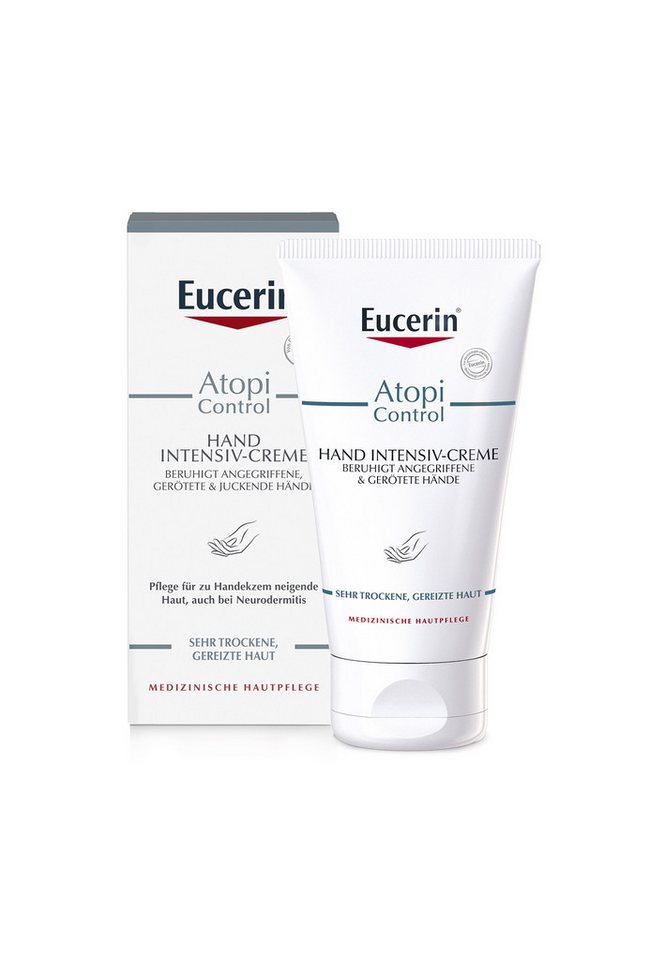 Eucerin Körperpflegemittel AtopiControl Hand Intensiv-Creme – Regenerierende Handcreme, 1-tlg. von Eucerin
