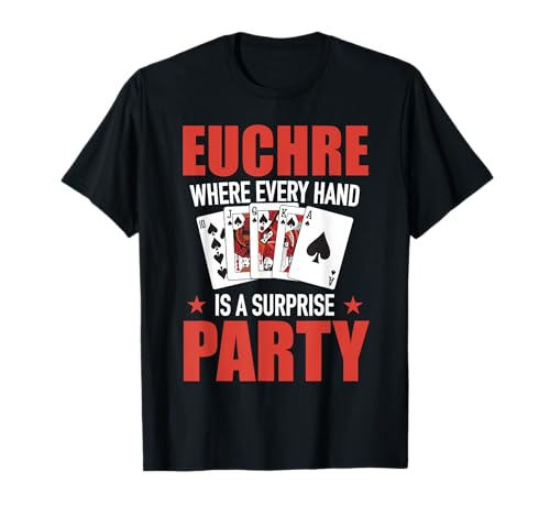 Euchre Männer Frauen Kartenspiel Apparel Trick Bower Block T-Shirt Euchre Männer Frauen Kartenspiel Apparel Trick Bower Block T-Shirt von Euchre Turnier Design