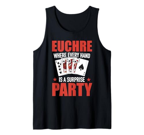 Euchre Männer Frauen Kartenspiel Apparel Trick Bower Block Tank Top Euchre Männer Frauen Kartenspiel Apparel Trick Bower Block Tank Top von Euchre Turnier Design