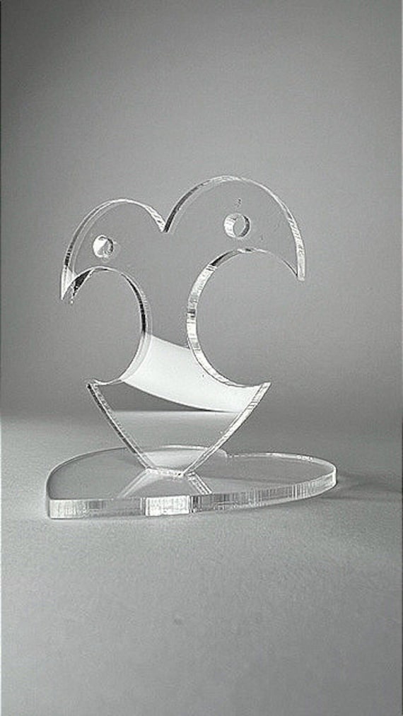 Acrylglas Ohrringehalter 5 Stück, Ohrringe Ständer T Ohrringedisplay Klein Schmuckständer Für Ohrschmuck-Display Mädchen Frauen Acryl 3mm von EugeniuKreationen