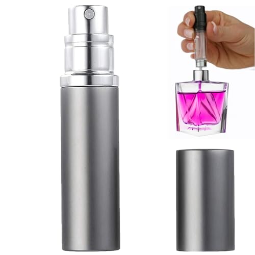 Euiooctory Parfümzerstäuber Nachfüllbar - Bodenbefüllung Mini Parfum Zerstäuber für Unterwegs, Auslaufsichere Parfüm Zerstäuberflaschen mit Schutzkappe für Travel, Damen und Herren von Euiooctory