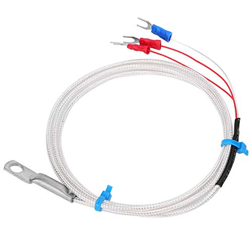 Temperatursensor Sonde Temperatursensor, Temperatursensor Thermistor Rundloch-Patch-Typ Temperaturregler PT100 Thermistor Temperaturmesssonde (#3) von Eujgoov