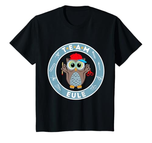 Kinder Team Eule Schul- oder Kindergarten Gruppe T-Shirt Kinder Team Eule Schul- oder Kindergarten Gruppe T-Shirt von Eule Vorschule Kiga Lernen mit Spaß Design