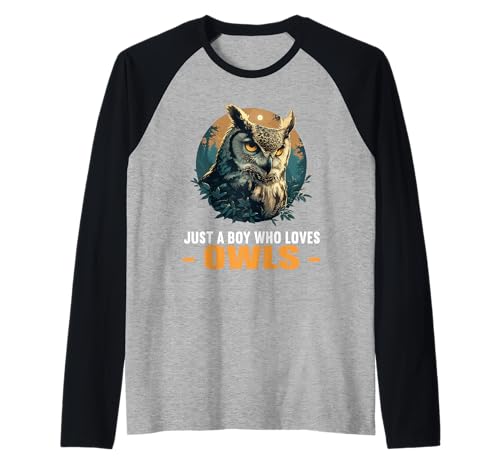 Herren Eulen Eule Raglan Herren Eulen Eule Raglan von Eulen Eule Tier Shop