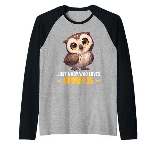 Herren Eulen Eule Raglan Herren Eulen Eule Raglan von Eulen Eule Tier Shop
