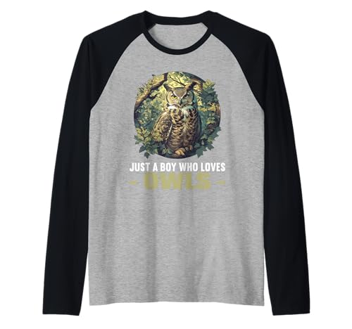 Herren Eulen Eule Raglan Herren Eulen Eule Raglan von Eulen Eule Tier Shop