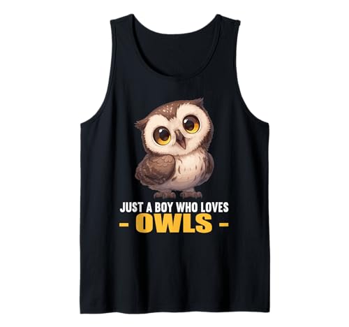 Herren Eulen Eule Tank Top von Eulen Eule Tier Shop