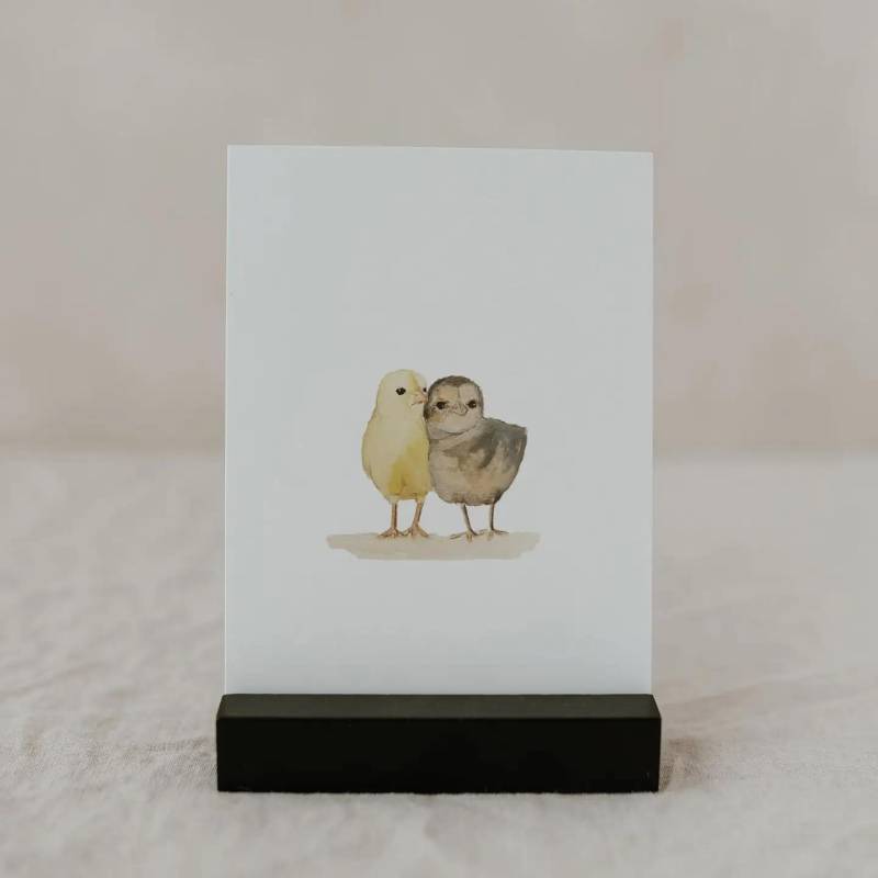 Postkarte mit Motiv von Eulenschnitt