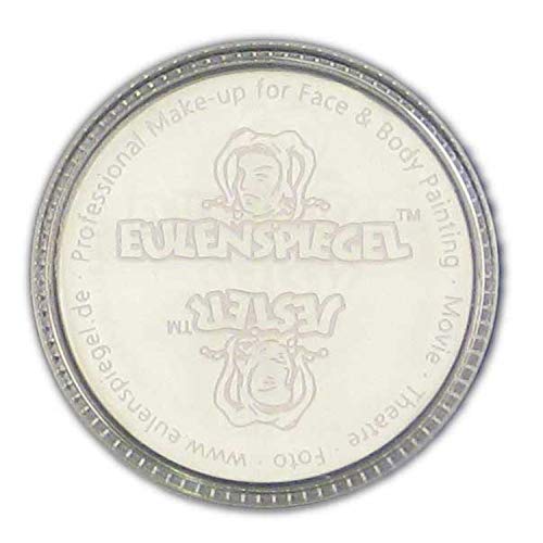 Eulenspiegel 501009 - Creme Schminke weiß, 35 ml, Creme Schminke auf Öl Basis von Eulenspiegel