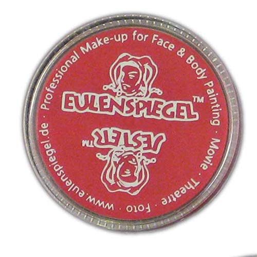 Eulenspiegel 505557 - Cremeschminke, Rot, 35 ml, vegan, Halloween, Karneval, Mottoparty von Eulenspiegel