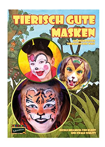 Eulenspiegel 999653 - Tierisch gute Masken, 22 Tier-Masken, Karneval, Motto-Party von Eulenspiegel