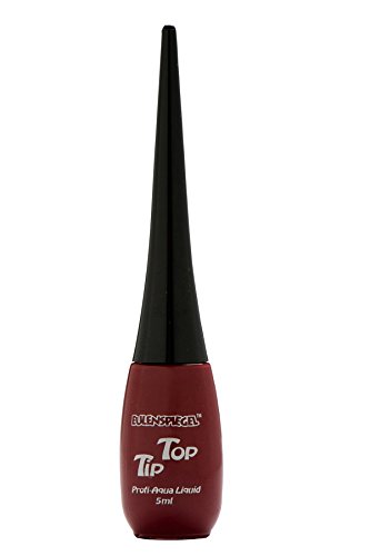 Eulenspiegel 675847 - Profi-Aqua Liquid Tip Top Kirschrot, Pinselflasche, 5 ml, Halloween, Karneval, Mottoparty von Eulenspiegel