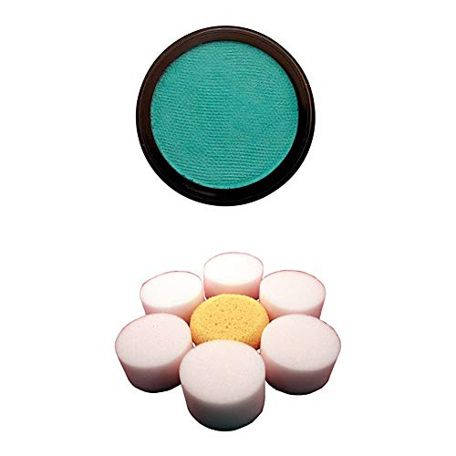 Eulenspiegel - Profi Aqua Make-Up und Schwammblume mit 7 Schminkschwämmen von Eulenspiegel