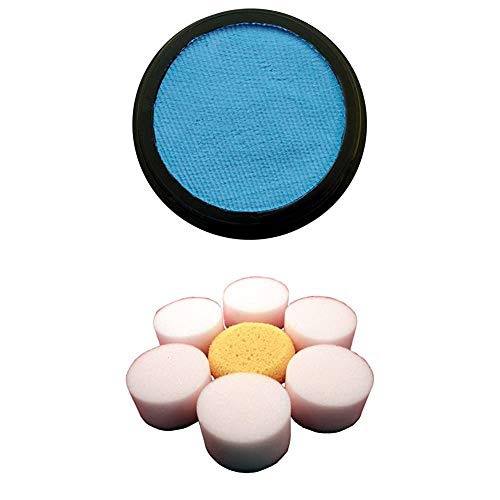 Eulenspiegel - Profi Aqua Make-Up und Schwammblume mit 7 Schminkschwämmen von Eulenspiegel