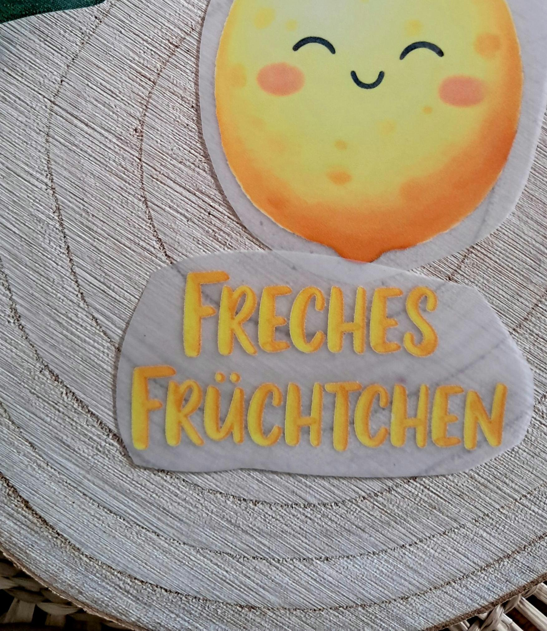 Nur Spruch "Freches Früchtchen" Ca.8, 5cm | Passend Z.b. Zu Bügelbild Zitrone, Link Im Der Beschreibung Dtf Transfer Nur Spruch "Freches Früchtchen" Ca.8, 5cm | Passend Z.b. Zu Bügelbild Zitrone, Link Im Der Beschreibung Dtf Transfer von Eulinchenhandmade