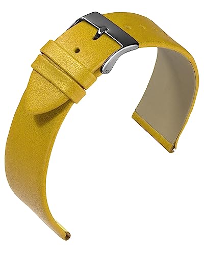 Eulit Lederband Kalb Nappa gelb 18 mm Eulit Lederband Kalb Nappa gelb 18 mm von Eulit