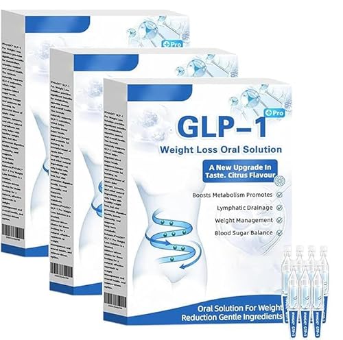IFMAGIC GLP-1 Pro Weight Loss Oral Solution,IFMAGIC Glp-1 Oral Solution,Natural Plant Extract, Glp 1 Liquid Drops, Advanced GLP 1 Drops, for Men & Women (3 pcs) von Eunmsi
