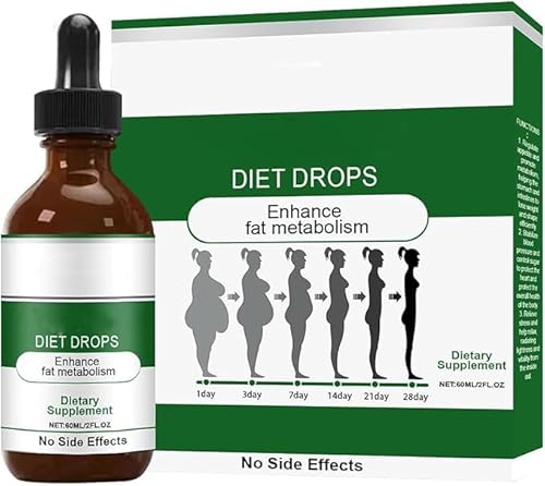 Ourlyard Meglutide Diet Drops, Ourlyard Meglutide Drops, Natural Plant Extract Concentrate, Gentle and Comfortable, Firming Skin,for Men and Women (1 pcs) von Eunmsi