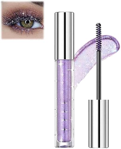 Question Beauty Glitter Mascara,Questionbeauty Glitter Mascara,Sparkle Mascara for Eyelashes,Waterproof Colorful Lashes for Eyelashe,Party Wedding (Purple) von Eunmsi