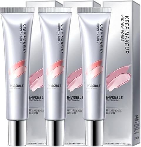 Swarous Moisturizing Invisible Pore Beauty Cream,Invisible Pore Face Concealer,Smooth Hydrating Makeup Creams,Luminizing Cream for a Flawless Natural Glow Glass Skin (3 pcs) von Eunmsi