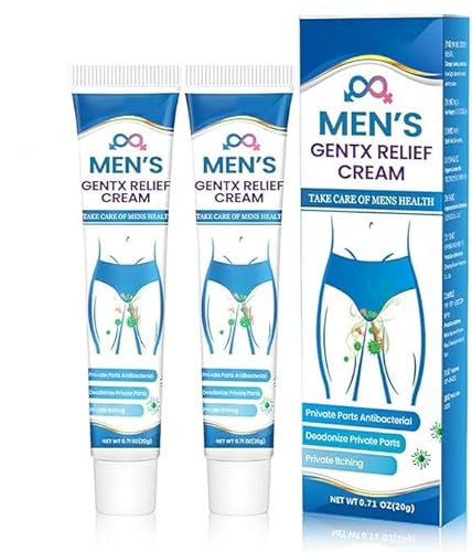 Timilk Men’s GentX Relief Cream, Quickly Relieve Itching Creams, Gentle Moisturizer for Men’s Skin Care Routine, Men Relief Cream for Men (2) von Eunmsi