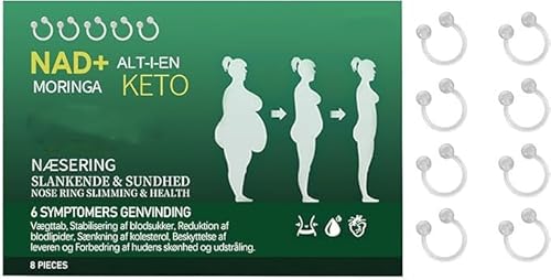 G-P-1 Slimming & Health Nasal Ring,Nose Ring, Advanced Weight Loss Nose Ring,Gentle and Comfortable, Natural Body Slimming Nose Ring for Women Men (1 Box) von Eunmsi