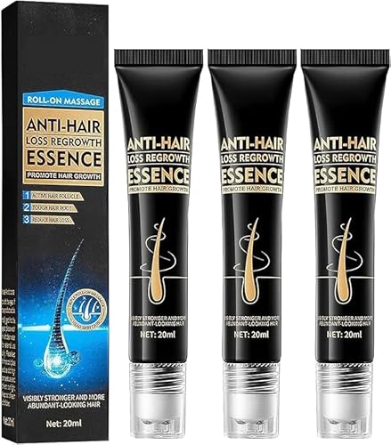 Zozu Hair Growth Serum,Biotin Hair Growth Oil,Biotin Hair Growth Serum,Anti Hair Loss Serum,Biotin Hair Growth Roll-On Massage Essence,Hair Serum For Men And Women (3 pcs) von Eunmsi