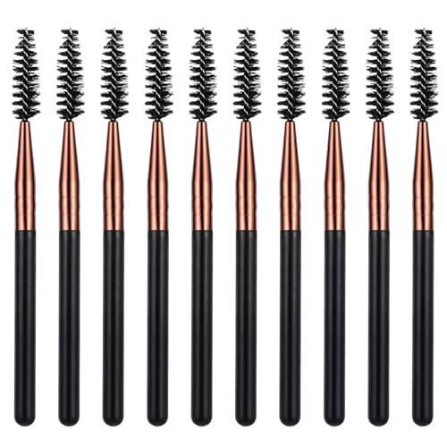 Wimpernbürste, 10 Stück Wimpernseparator, Augenbrauenpinsel, Tragbare Augenbrauenbürste Mascara Bürstenstäbe tragbare Make-up-Tools Make up Wimpernspulen Set für Wimpernverlänge von EupHHonycs