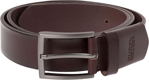 Eurex by Brax Herren Leder Edel Sportiv Gürtel, 52 Brown, 120 von Eurex by Brax
