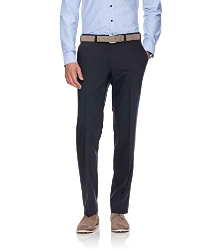 EUREX by Brax Herren Jan Flatfront Schurwollmix Hose, Blau (Dark Blue 22), W49/L32 (Herstellergröße: 31U) von BRAX FEEL GOOD