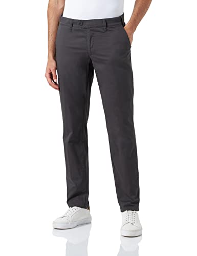 EUREX by Brax Herren John Tt Thermo Cotton, Flatfront Hose, Herringbone Grey, 33W / 32L von EUREX by Brax