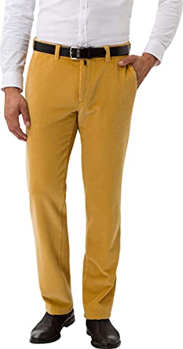 Eurex by Brax Herren Style Jim Chinohose im bewährten Luxus-Genuacord, YELLOW, 54 von Eurex by Brax