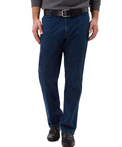 Eurex by Brax Herren Style Jim Tapered Fit Jeans, Blau Stone , 40W / 32L von BRAX FEEL GOOD