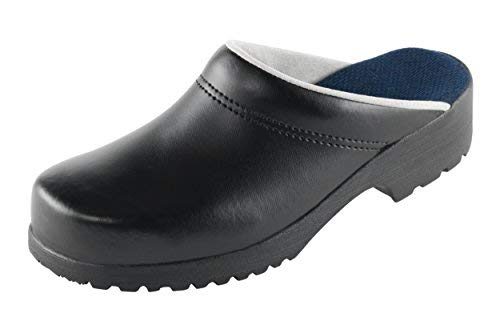Euro-Dan Airlet Flex Clogs, offen mit Cambrelle Innensohle, schwarz O+E+A+SRC von Euro-Dan