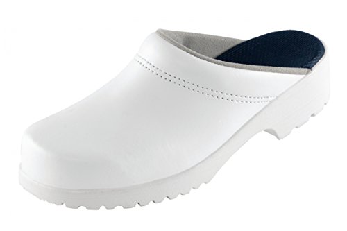 Euro-Dan Airlet Flex Clogs, offen mit Cambrelle Innensohle, weiß O+E+A+SRC von Euro-Dan