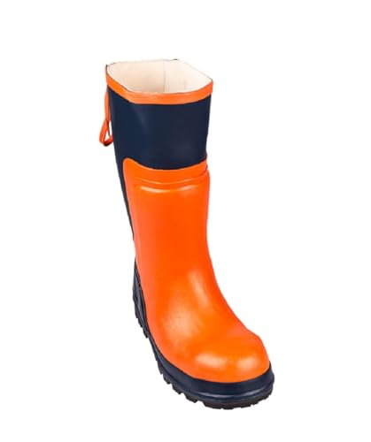 KOX Euro PM Sierra III Schnittschutz Gummistiefel Orange Größe 47 von KOX