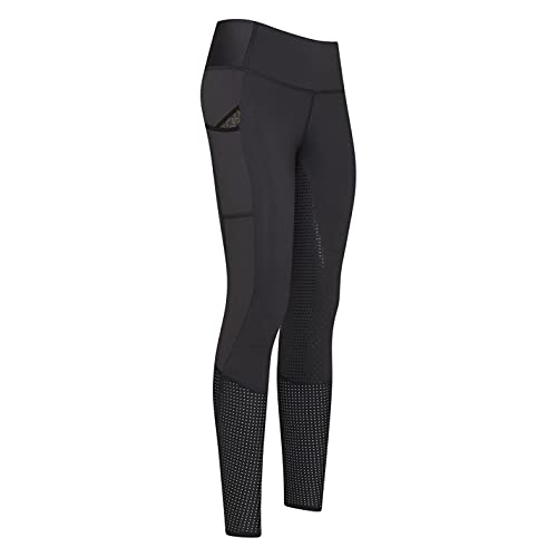 euro-star Reitleggins Breez Fashion FullGrip Black-Gold, Taille:36 von euro-star