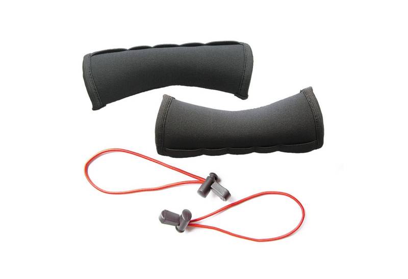 EuroSCHIRM® Trekkingschirm Euroschirm Halter-Set für Regenschirme rot/schwarz von EuroSCHIRM®