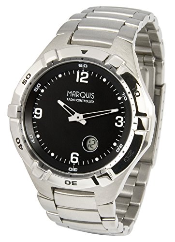 Eurochron Marquis Funkarmbanduhr (Junghans-Werk) Gehäuse & Armband aus Edelstahl 964.4701.79 von Eurochron