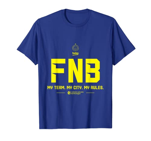 Euroleague - Herren T-Shirt Fenerbahce Beko Istanbul (Blau, S) von Euroleague