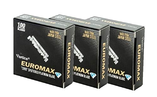 Euromax Profi Rasierklingen Platinum 100er Halbe (3 Stück) von Euromax